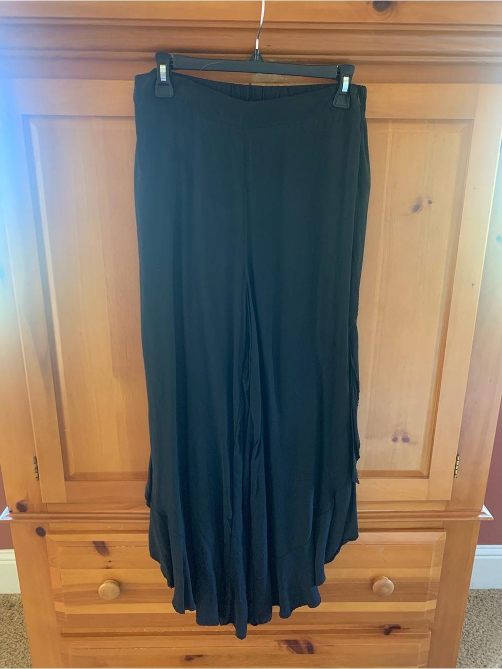 1. State Black Wide-Leg Pants